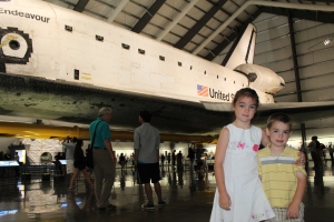 The Space Shuttle Endeavour was quite a sight to see at the California Science Center.